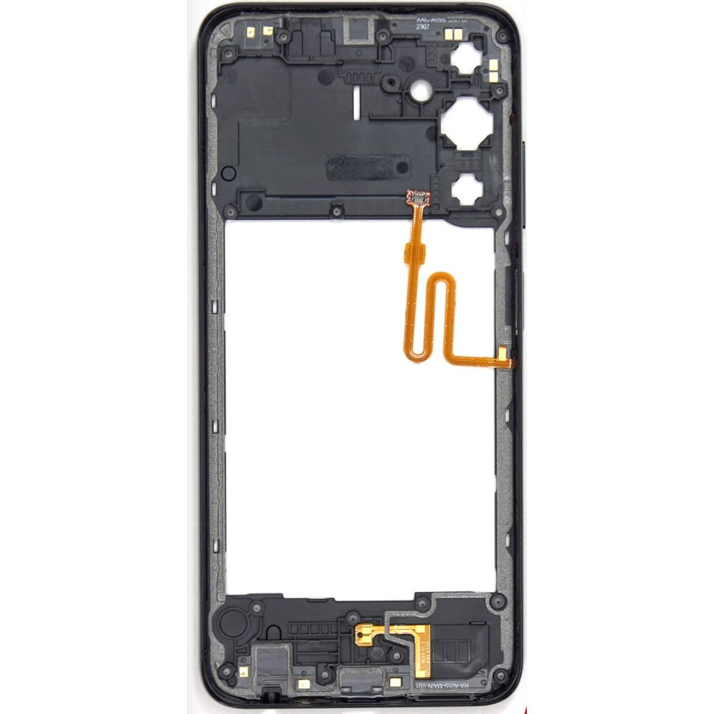 Samsung A05s A057 - Middle Frame With Parts and Buttons Black