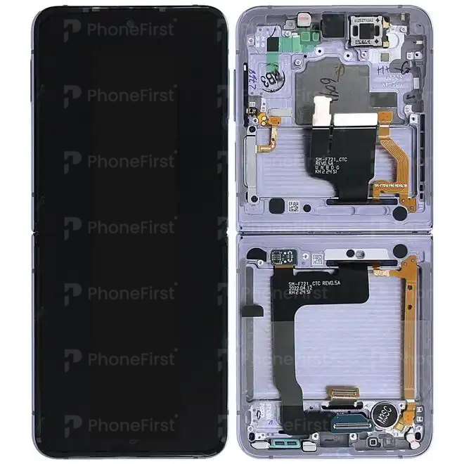 Samsung Z Flip 4 F721 LCD (W/F) Service Pack Inner Purple