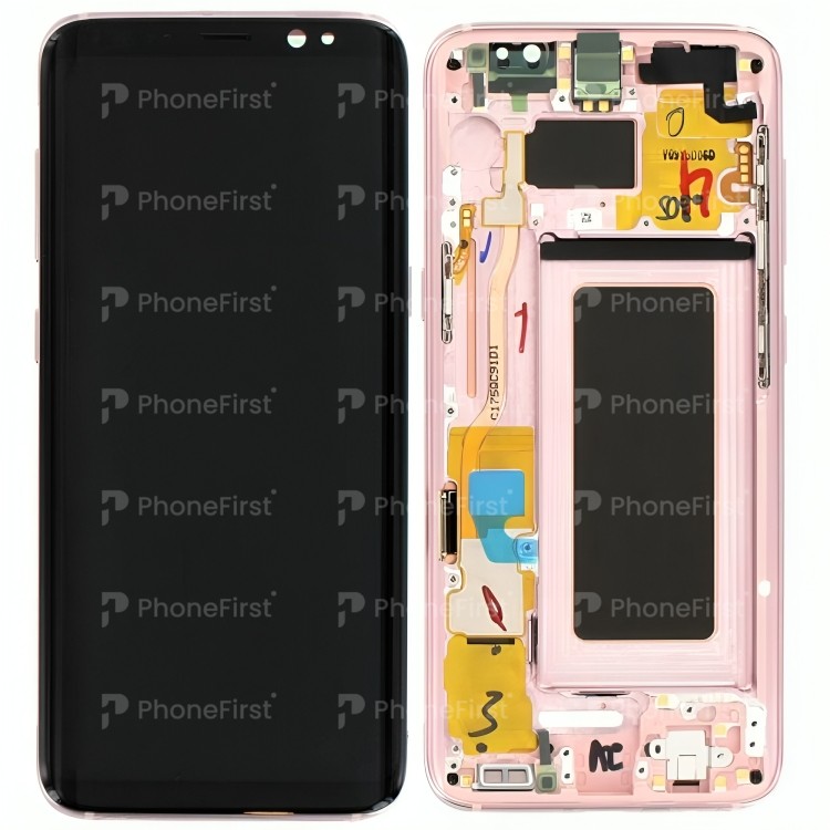 Samsung S8 Plus G955 LCD (W/F) Glass Change Pink