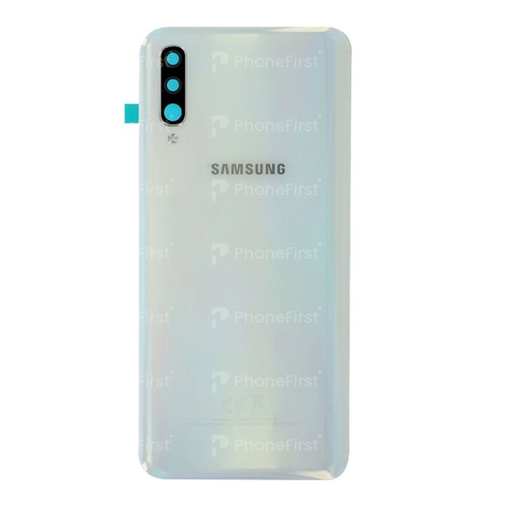Samsung A30s A307 - Battery Back With Lens White