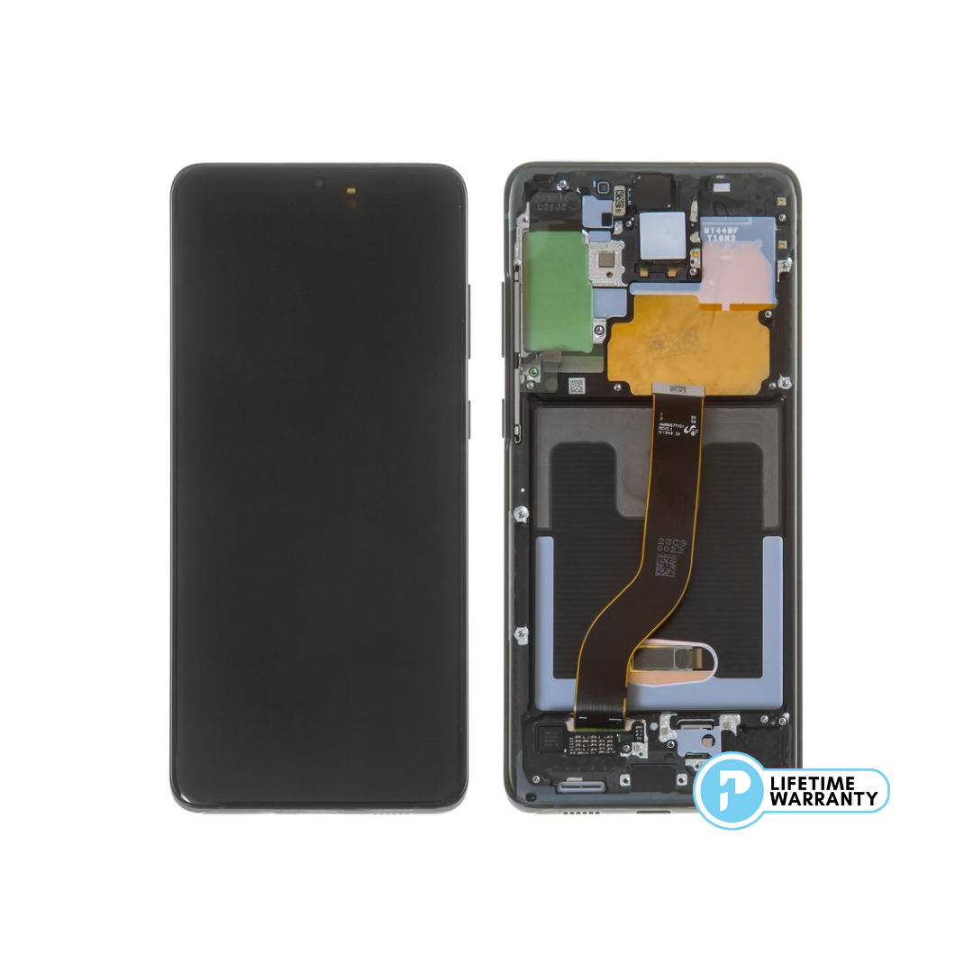 Samsung S20 Plus G985 LCD (W/F) Service Pack Black