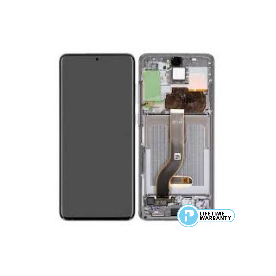 Samsung S20 Plus G985 LCD (W/F) Service Pack Gray